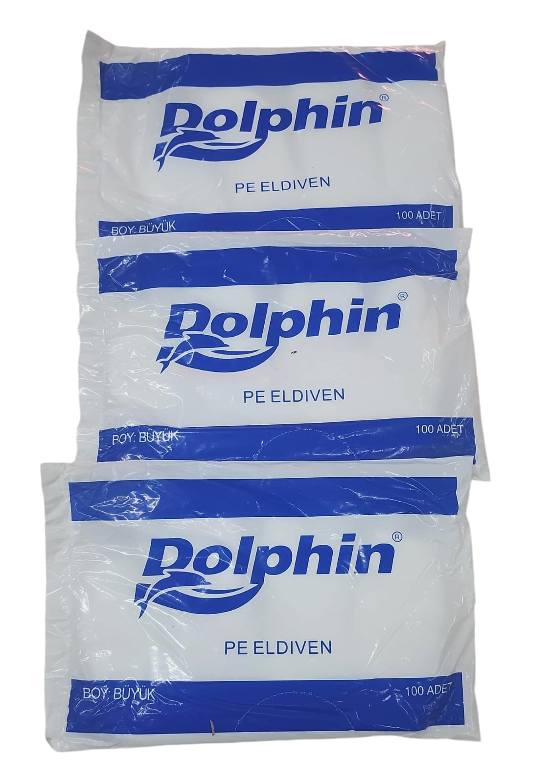 DOLPHİN Şeffaf Eldiven Polietilen