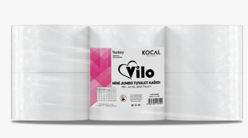Vilo Mini Jumbo Tuvalet Kağıdı, 3,5 kg - 12 Adet