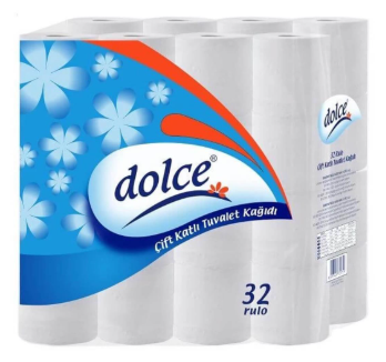 Dolce Tuvalet Kağıdı 32 Rulo Çift Katlı - 96 Adet
