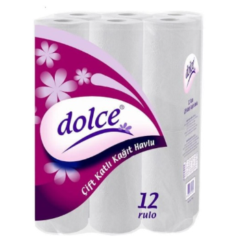 Dolce Kağıt Havlu 12'li Çift Katlı - 48 Adet